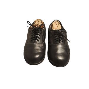 SAS Whisper Women's 6M  Black‎ Leather Sneaker Oxford Casual Walking Shoes